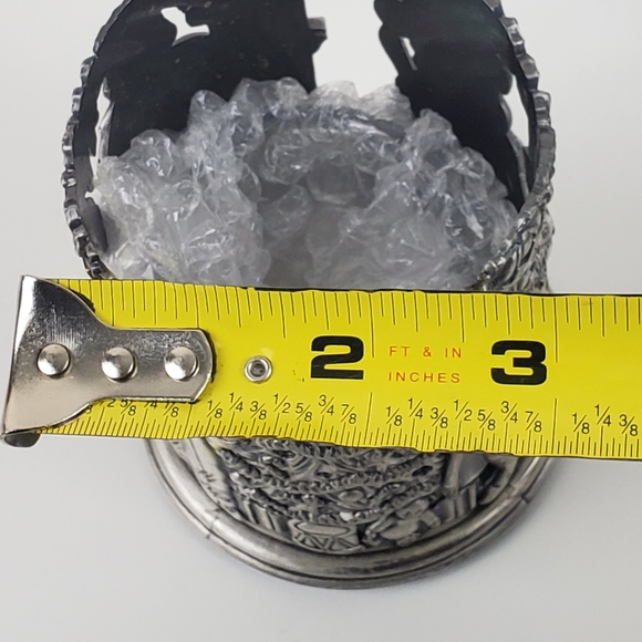 Pewter Votive Candle Holder Holiday Christmas - Picture 7 of 7